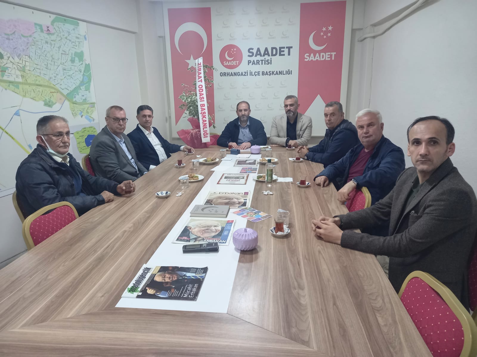 Ziraat Odasından  Saadet’te  ziyaret