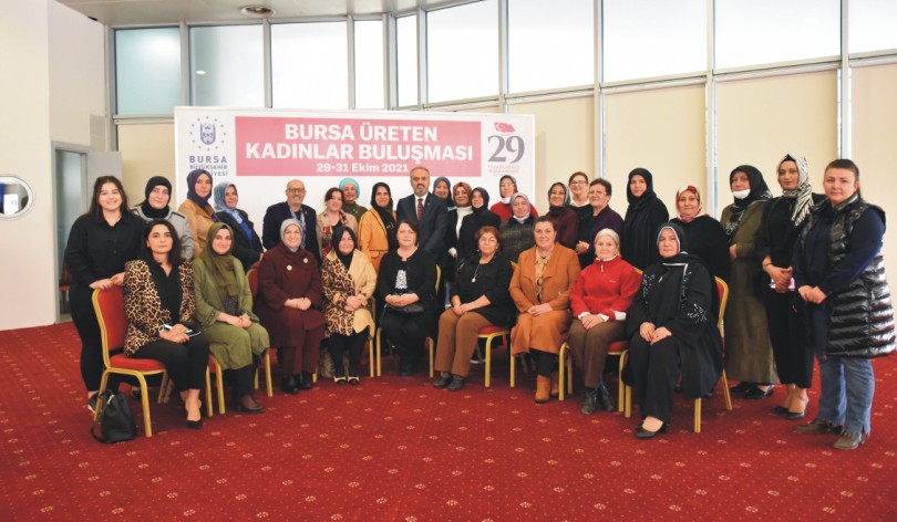 Bursa üreten kadınlarla değerlenecek